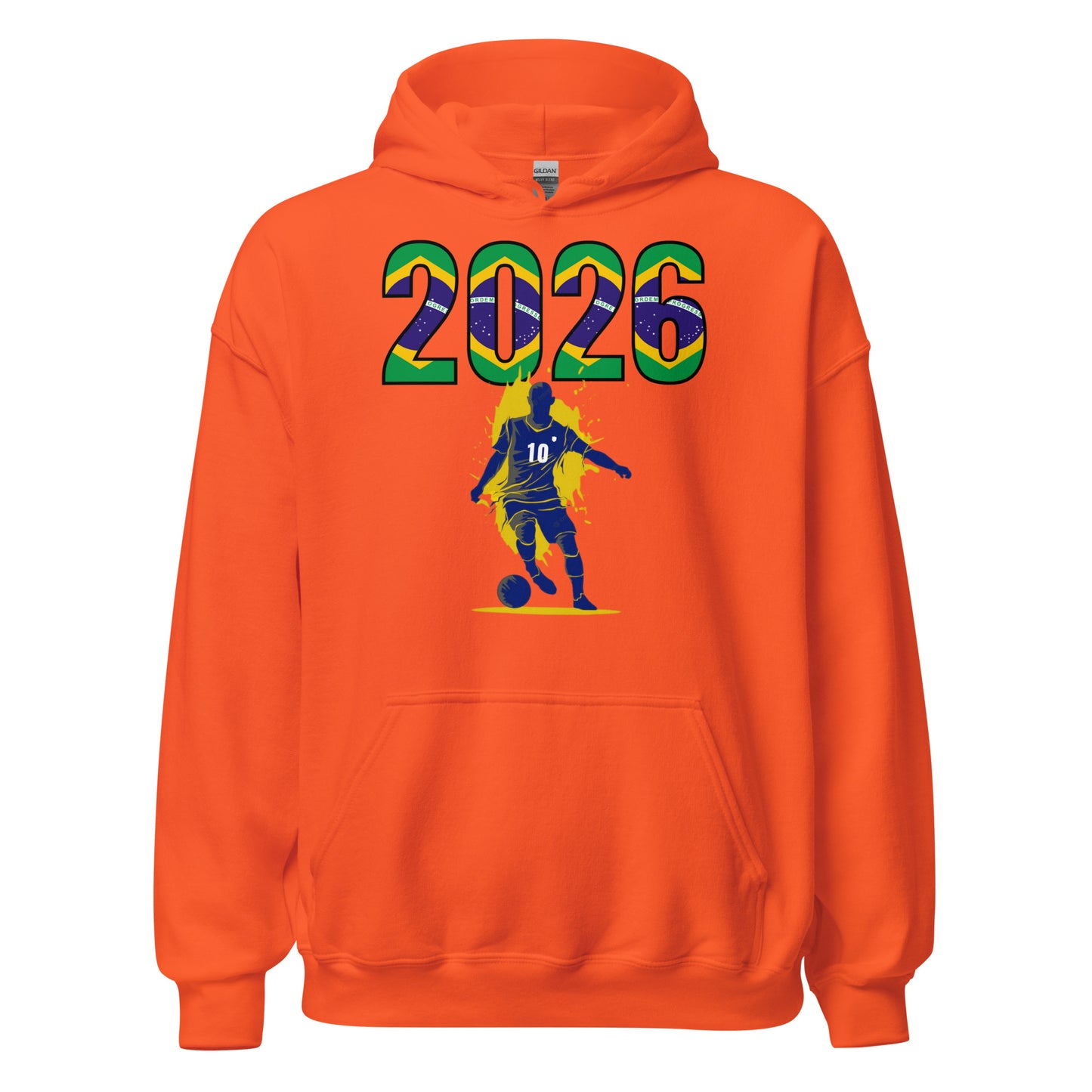 Brazil World Cup 2026 Fitted Hoodie | Slick_Move_BL