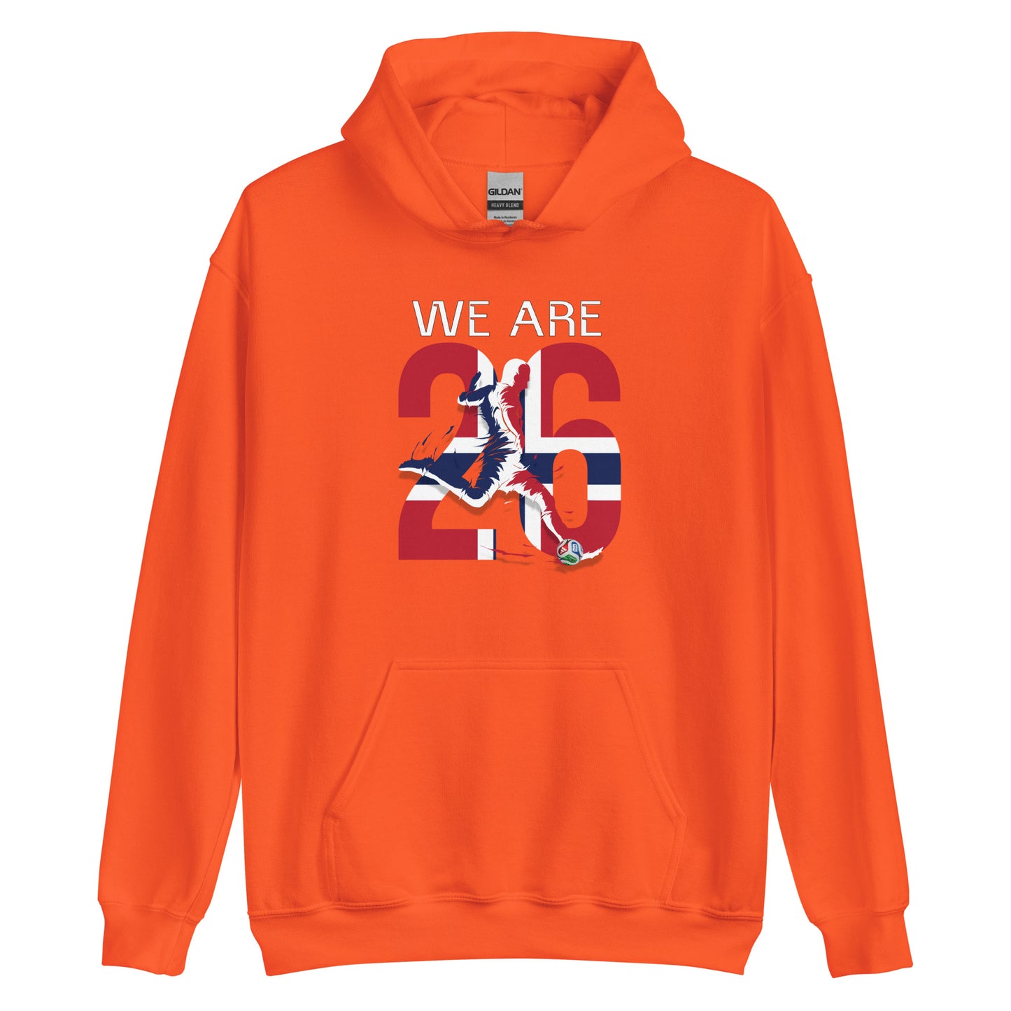 Norway World Cup 2026 Fitted Hoodie | We_Are_26