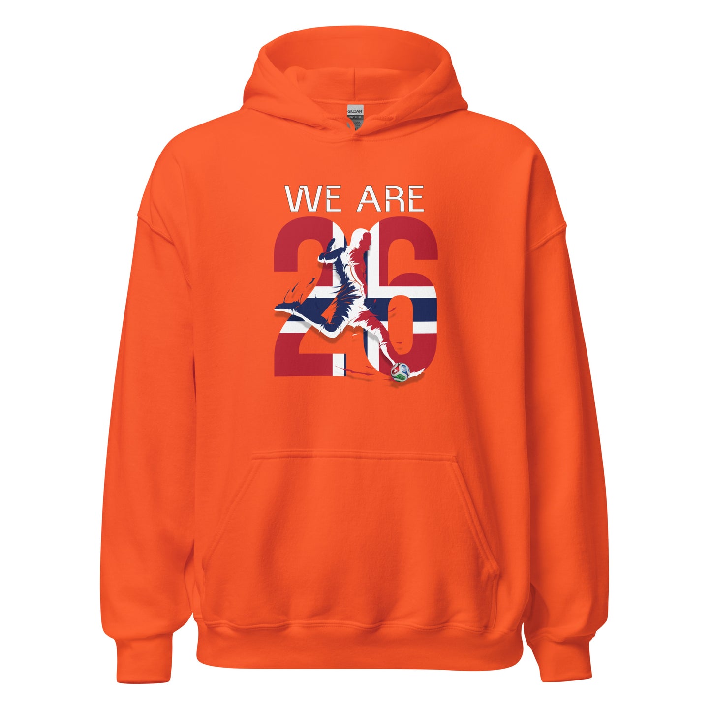 Norway World Cup 2026 Fitted Hoodie | We_Are_26