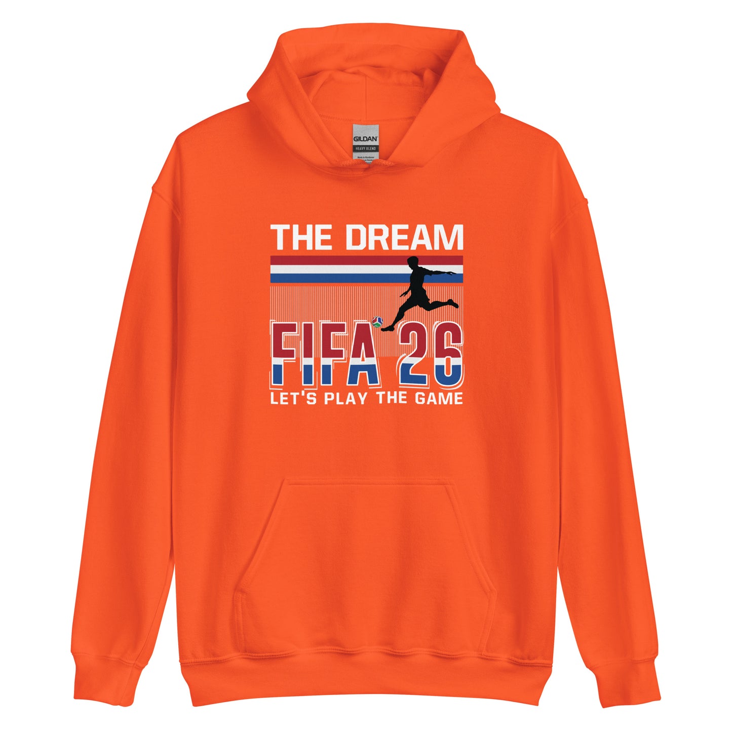 Netherlands World Cup 2026 Fitted Hoodie | The_Dream