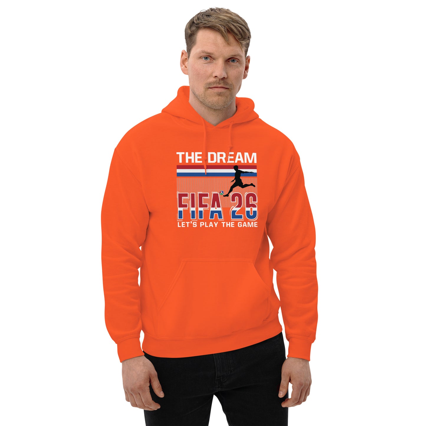 Netherlands World Cup 2026 Fitted Hoodie | The_Dream