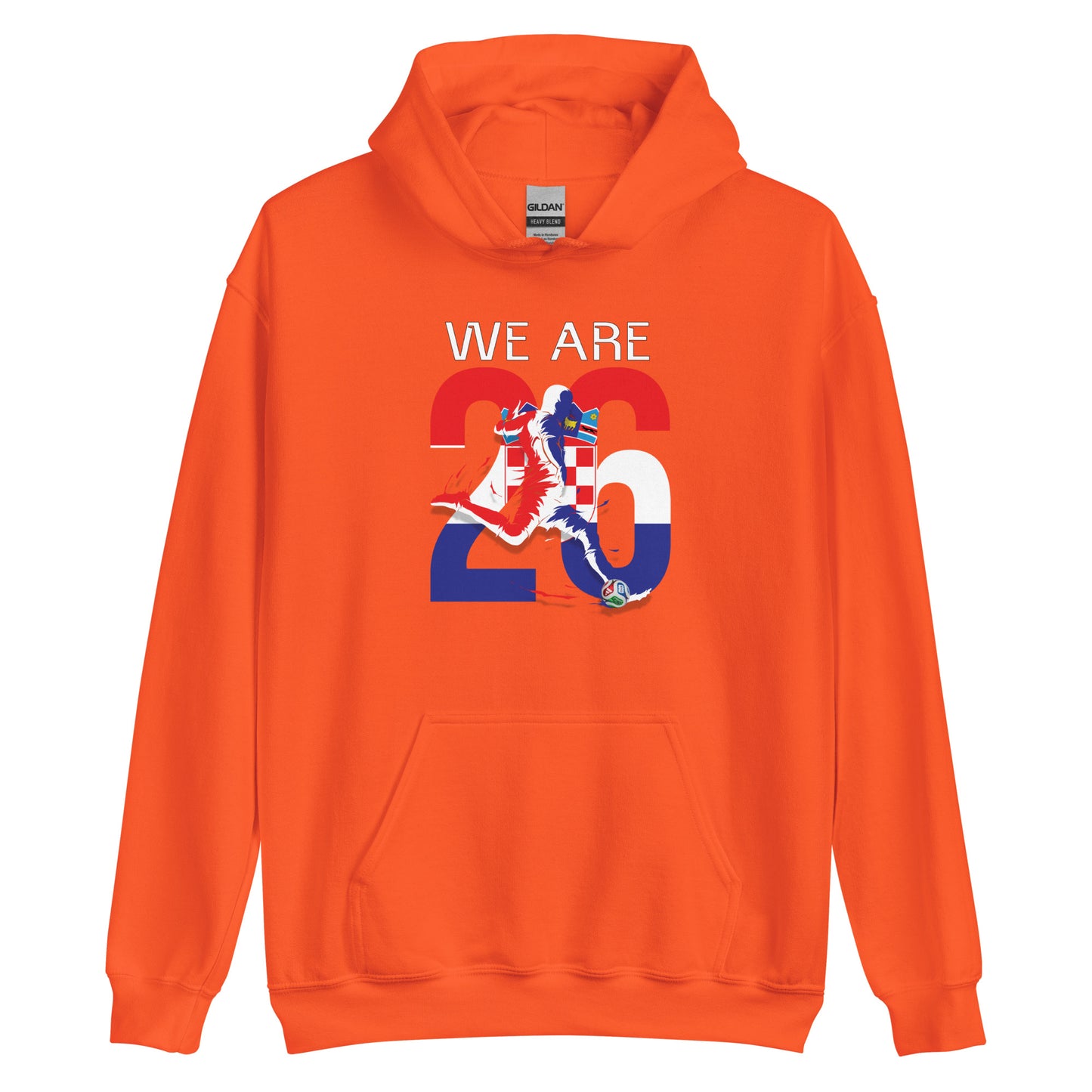 Croatia World Cup 2026 Fitted Hoodie | We_Are_26