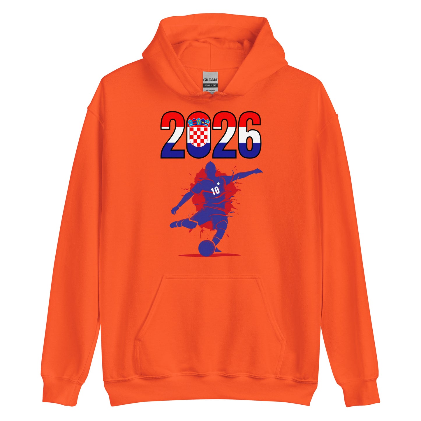 Croatia World Cup 2026 Fitted Hoodie | Let's Play