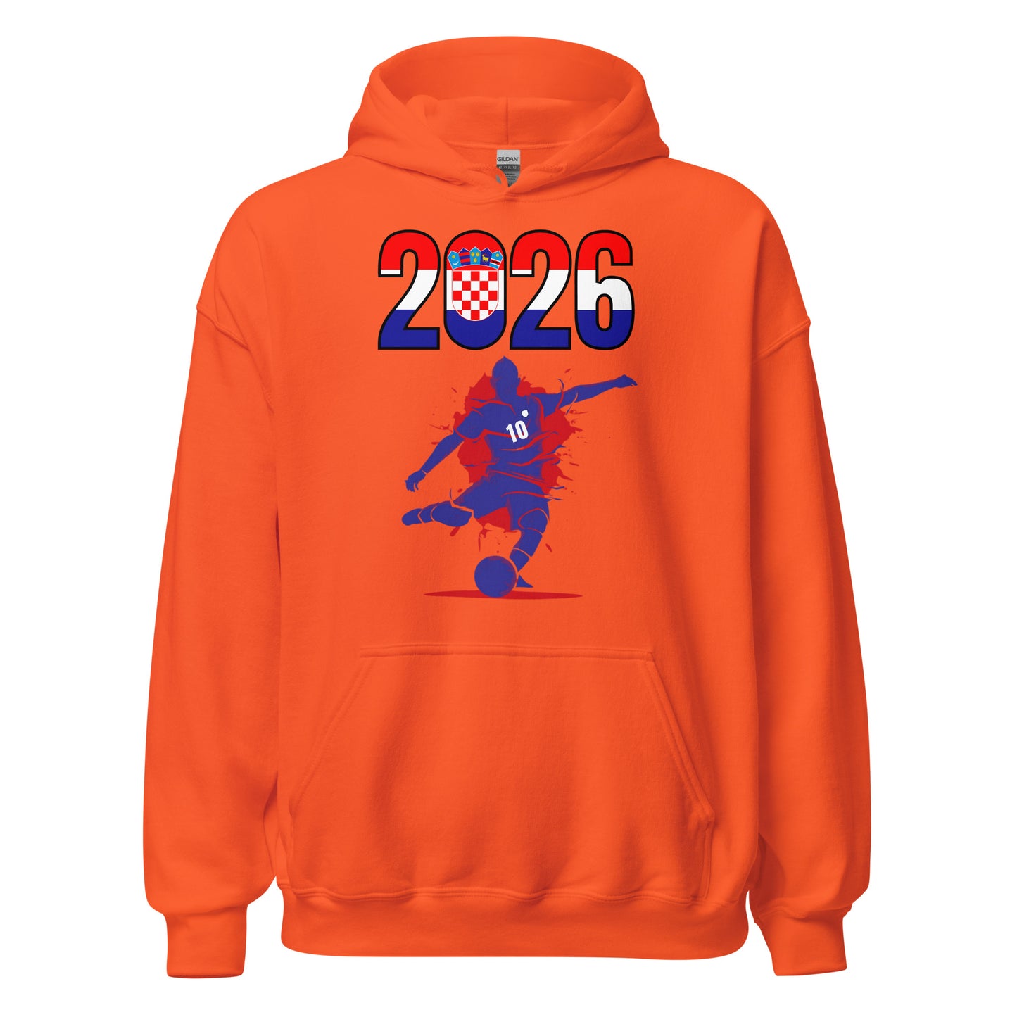 Croatia World Cup 2026 Fitted Hoodie | Let's Play