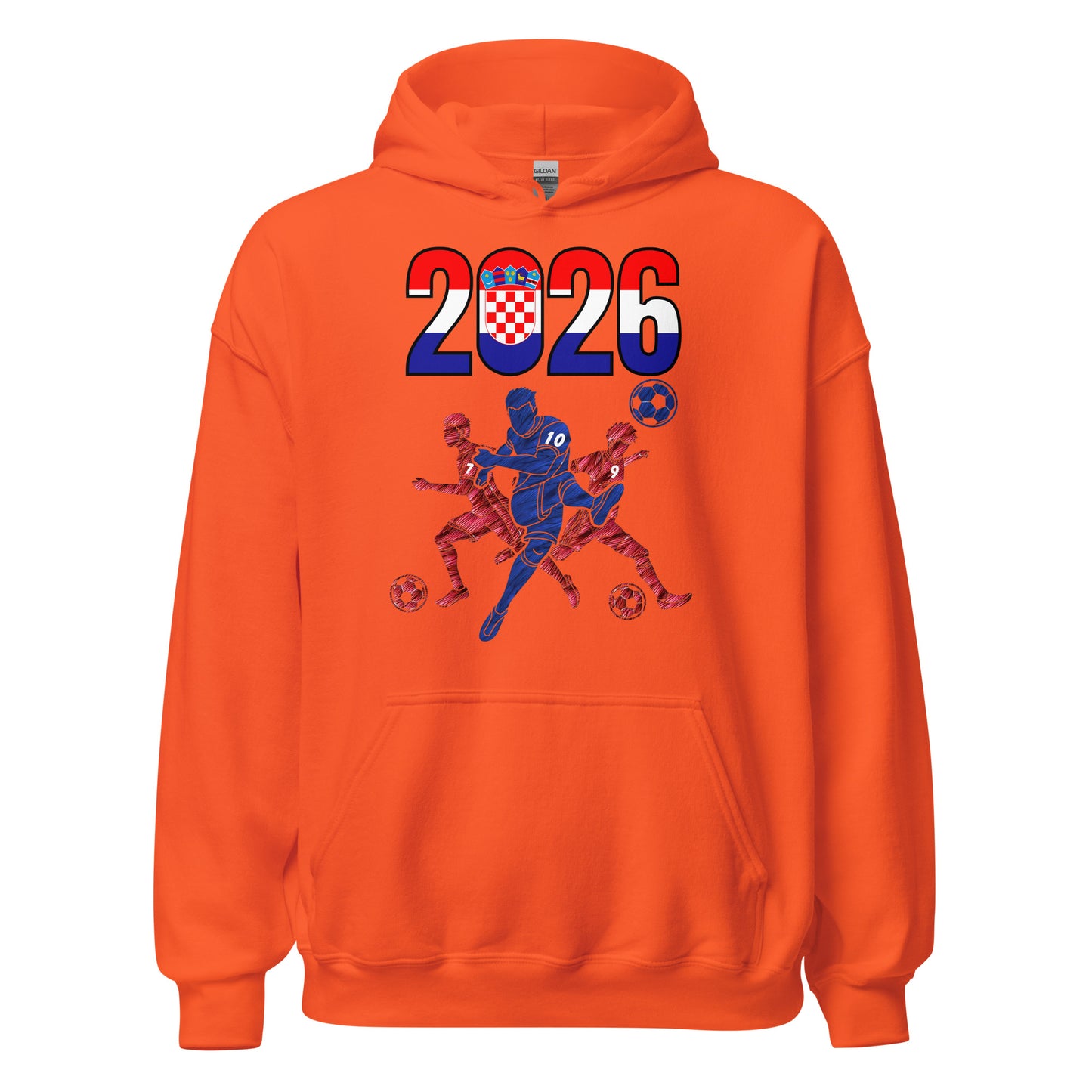 Croatia World Cup 2026 Fitted Hoodie | Sprints_Trio