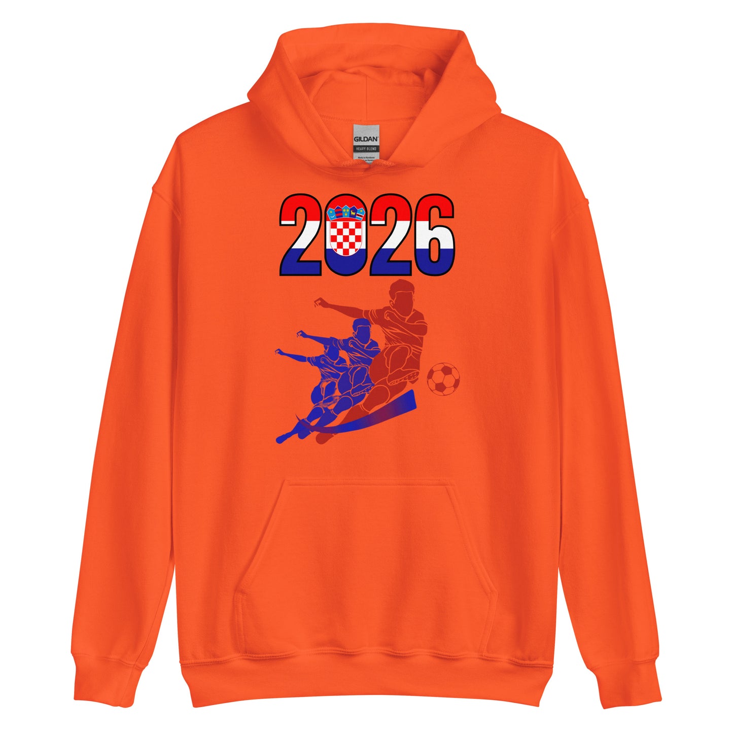Croatia World Cup 2026 Fitted Hoodie | Rising_Jist