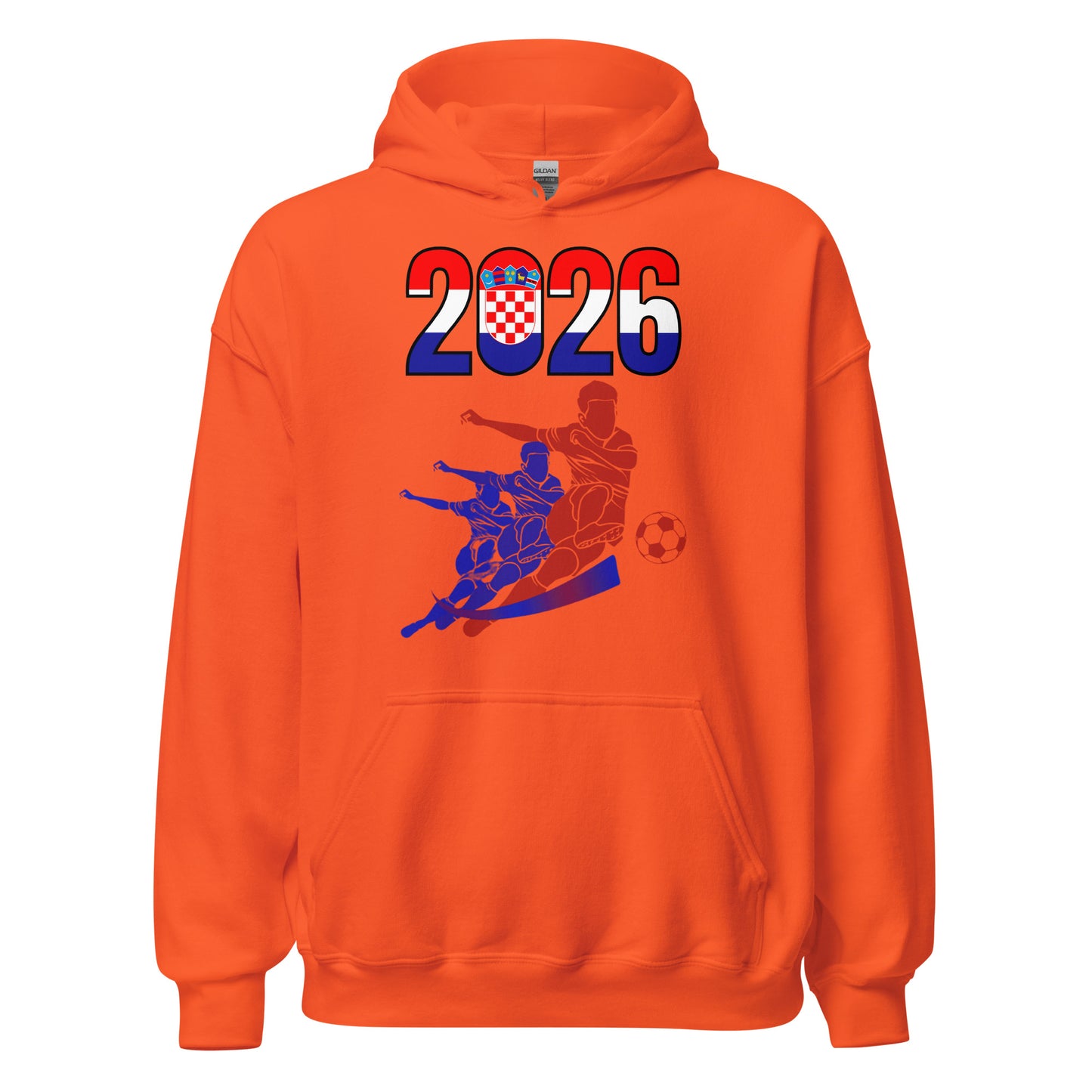 Croatia World Cup 2026 Fitted Hoodie | Rising_Jist