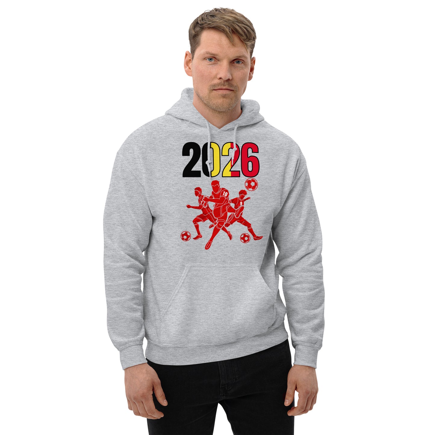 Belgium World Cup 2026 Fitted Hoodie | Sprints_Trio