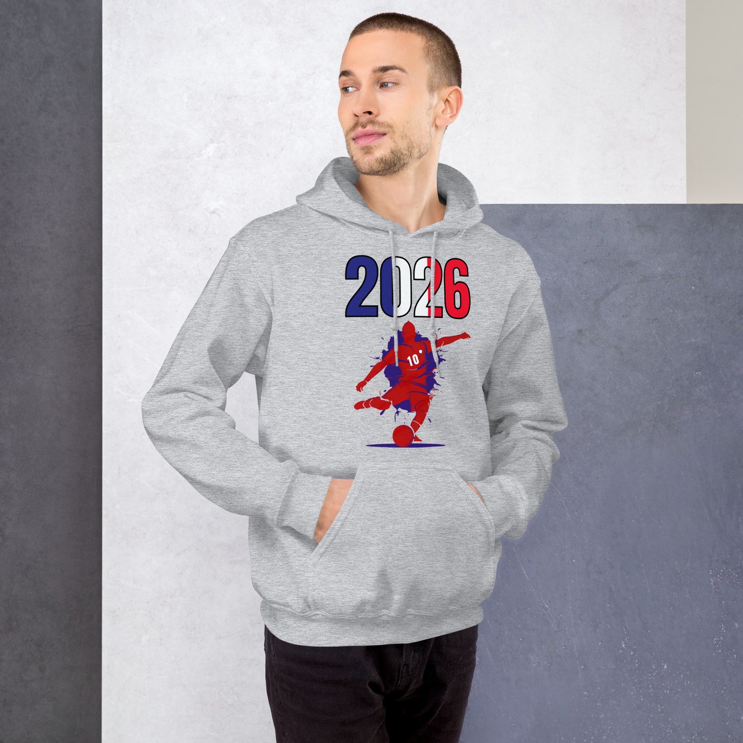 France World Cup 2026 Fitted Hoodie | Let's PLay_RD