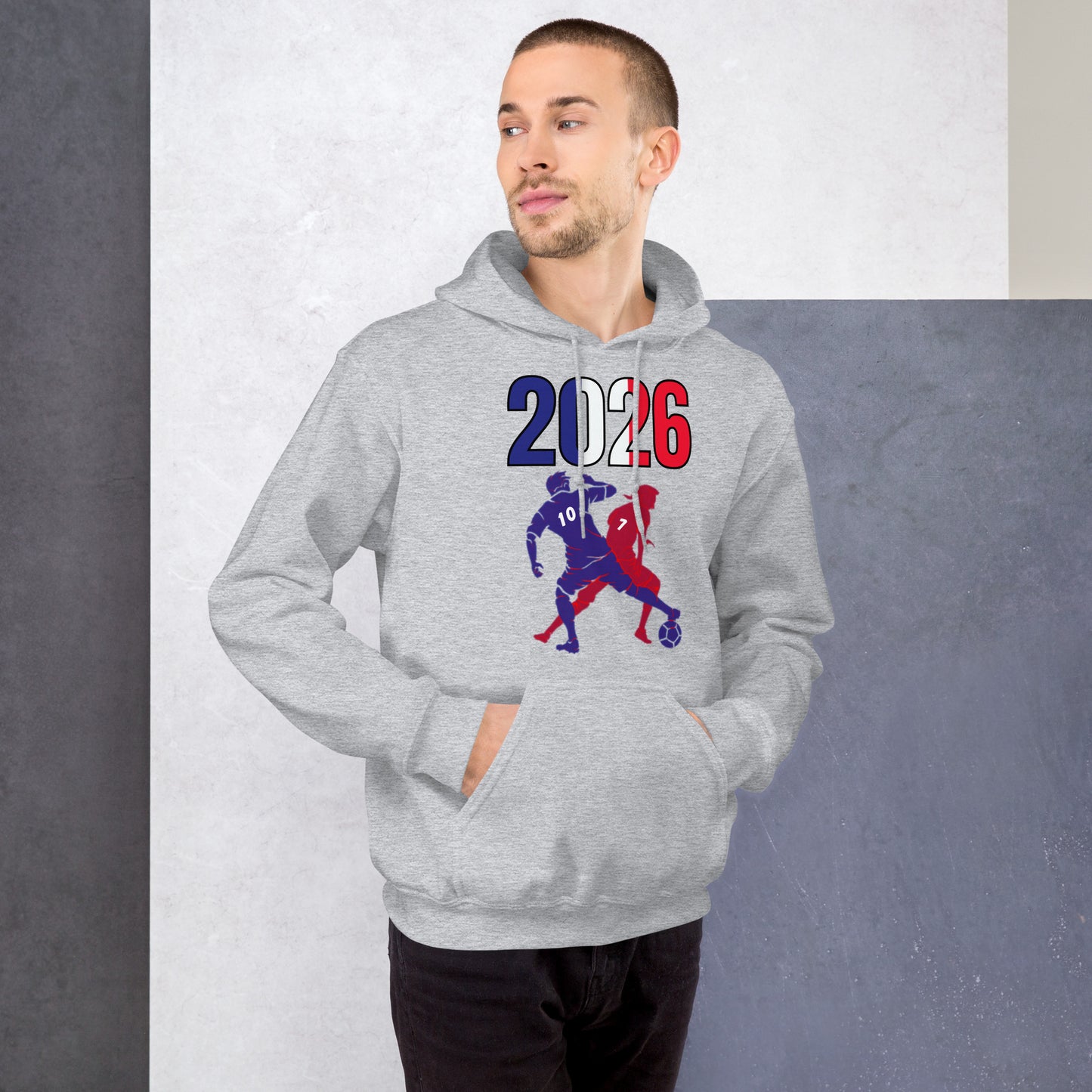 France World Cup 2026 Fitted Hoodie | Smart_Tackle