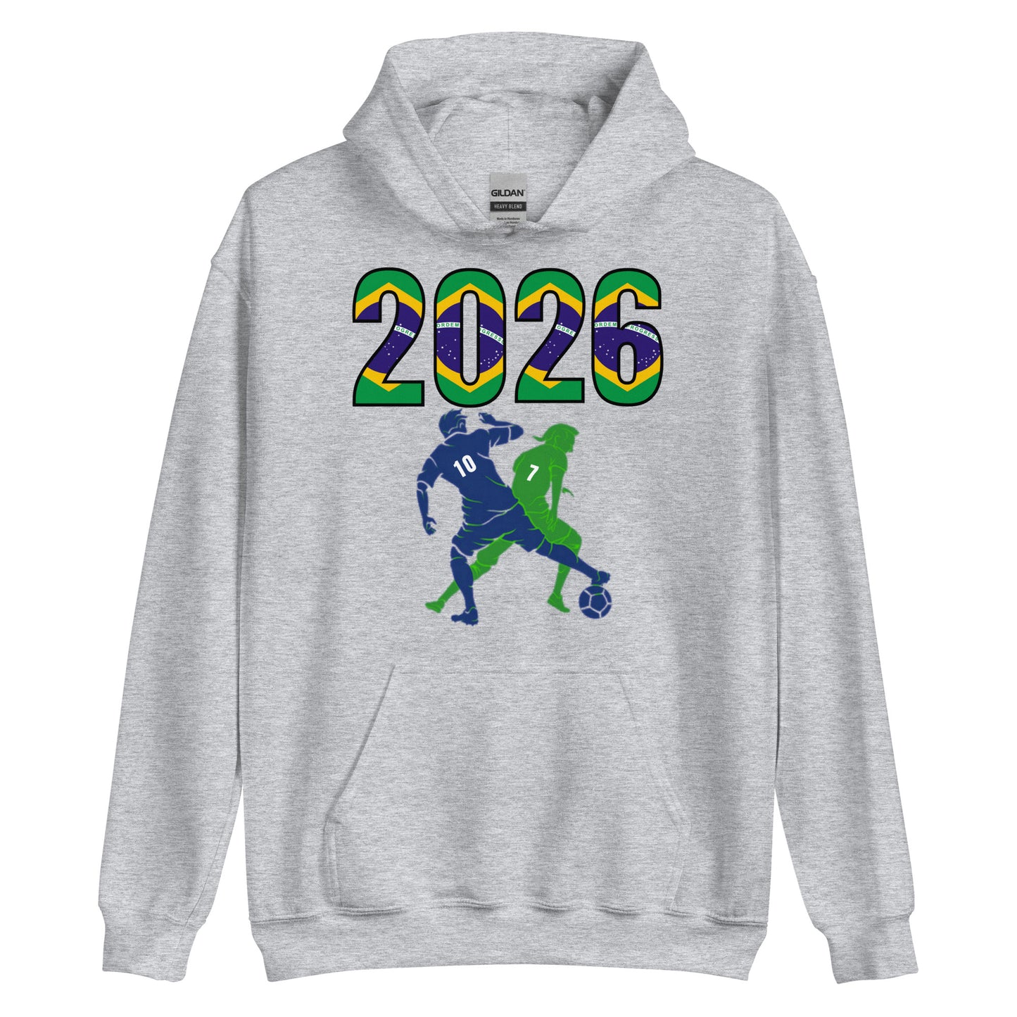 Brazil World Cup 2026 Fitted Hoodie | Smart_Tackle