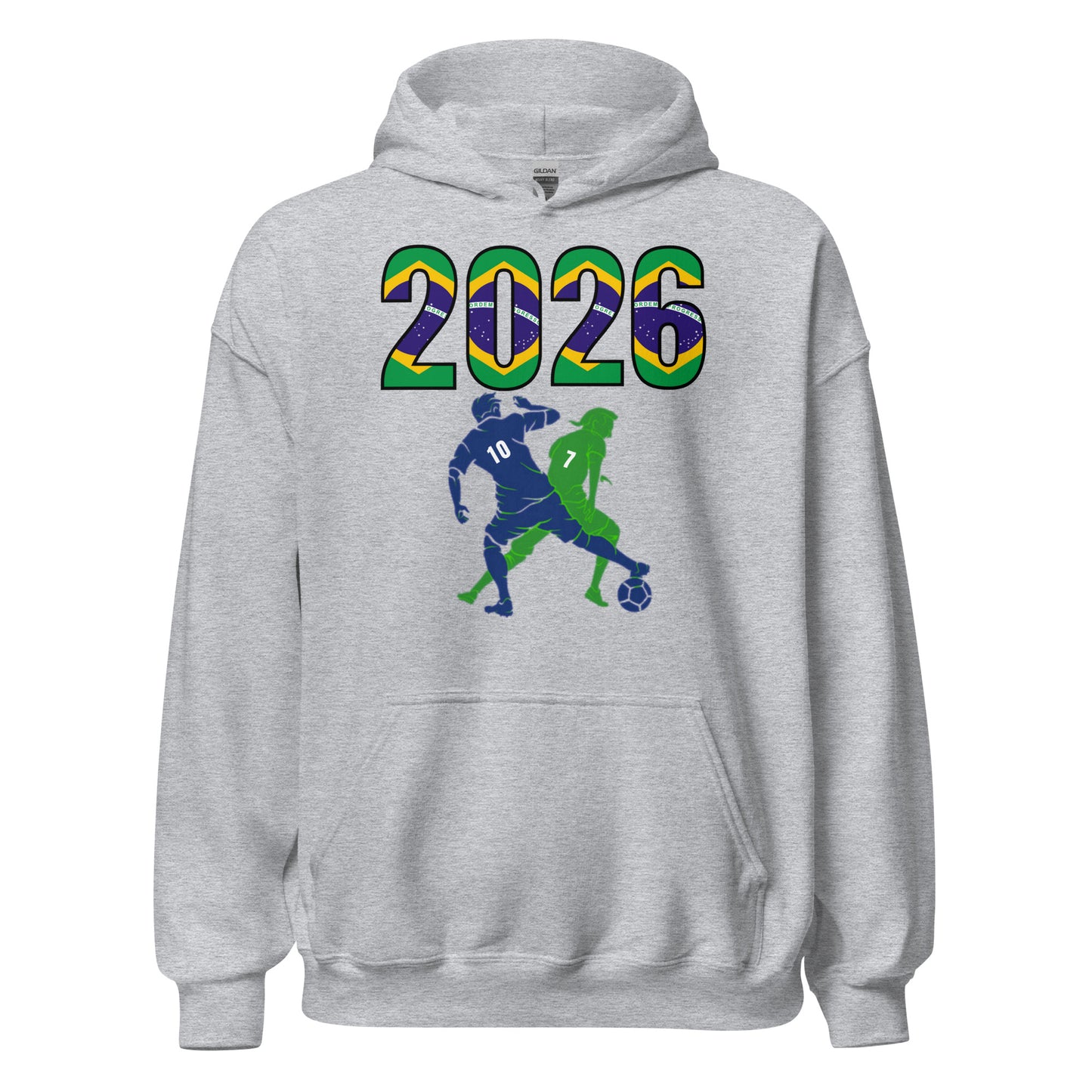 Brazil World Cup 2026 Fitted Hoodie | Smart_Tackle
