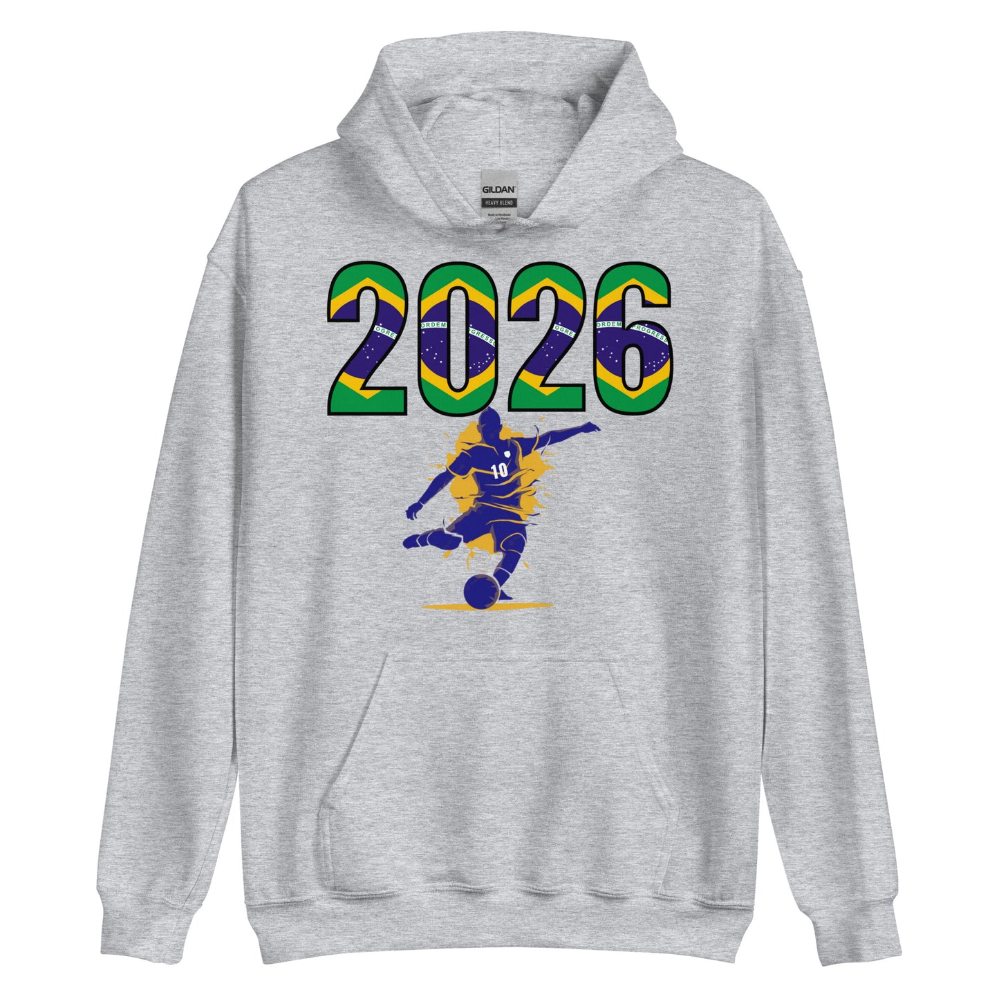 Brazil World Cup 2026 Fitted Hoodie | Let's_Play_BL