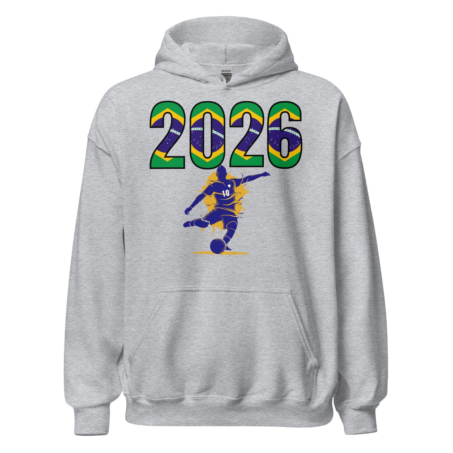 Brazil World Cup 2026 Fitted Hoodie | Let's_Play_BL