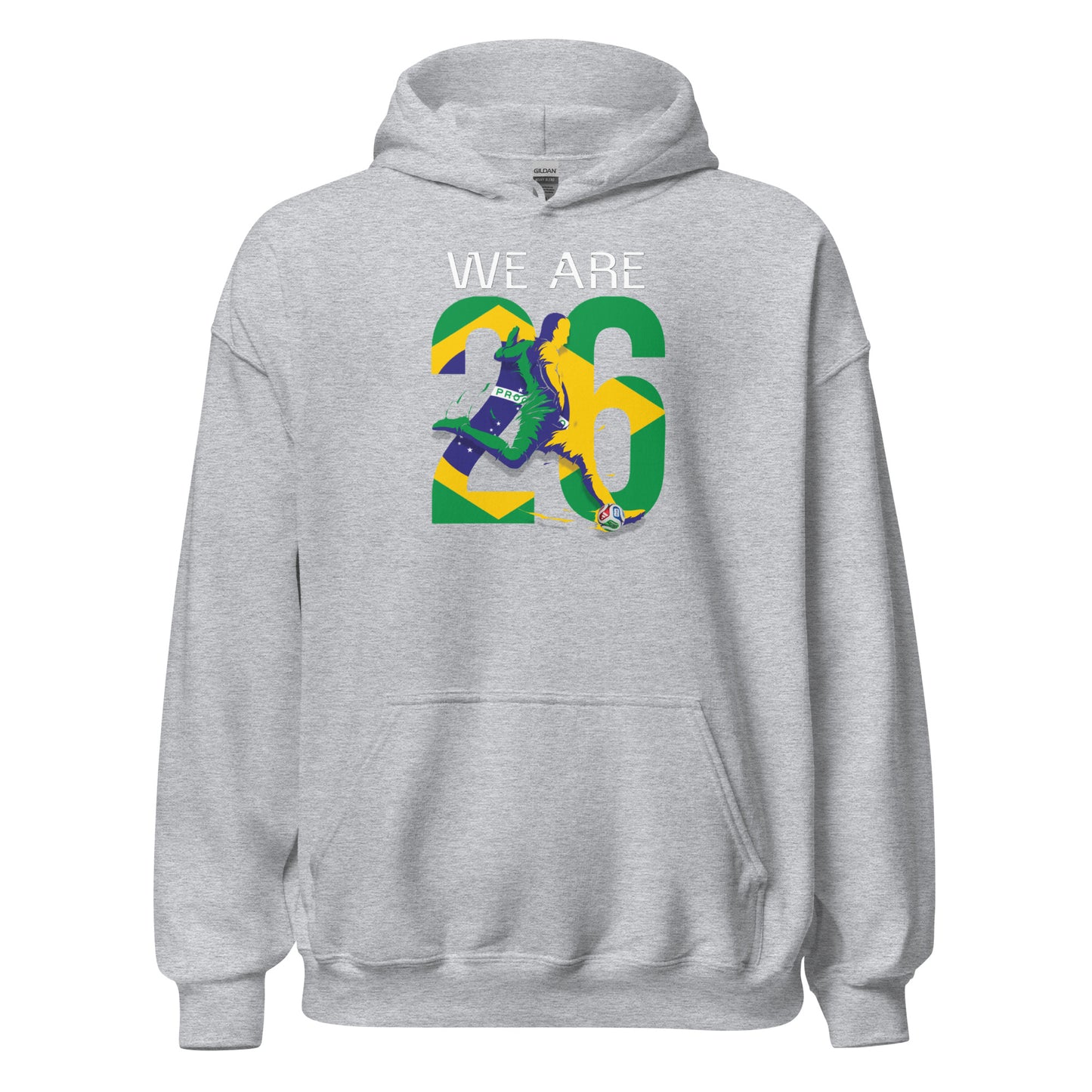 Brazil World Cup 2026 Fitted Hoodie | We_Are_26