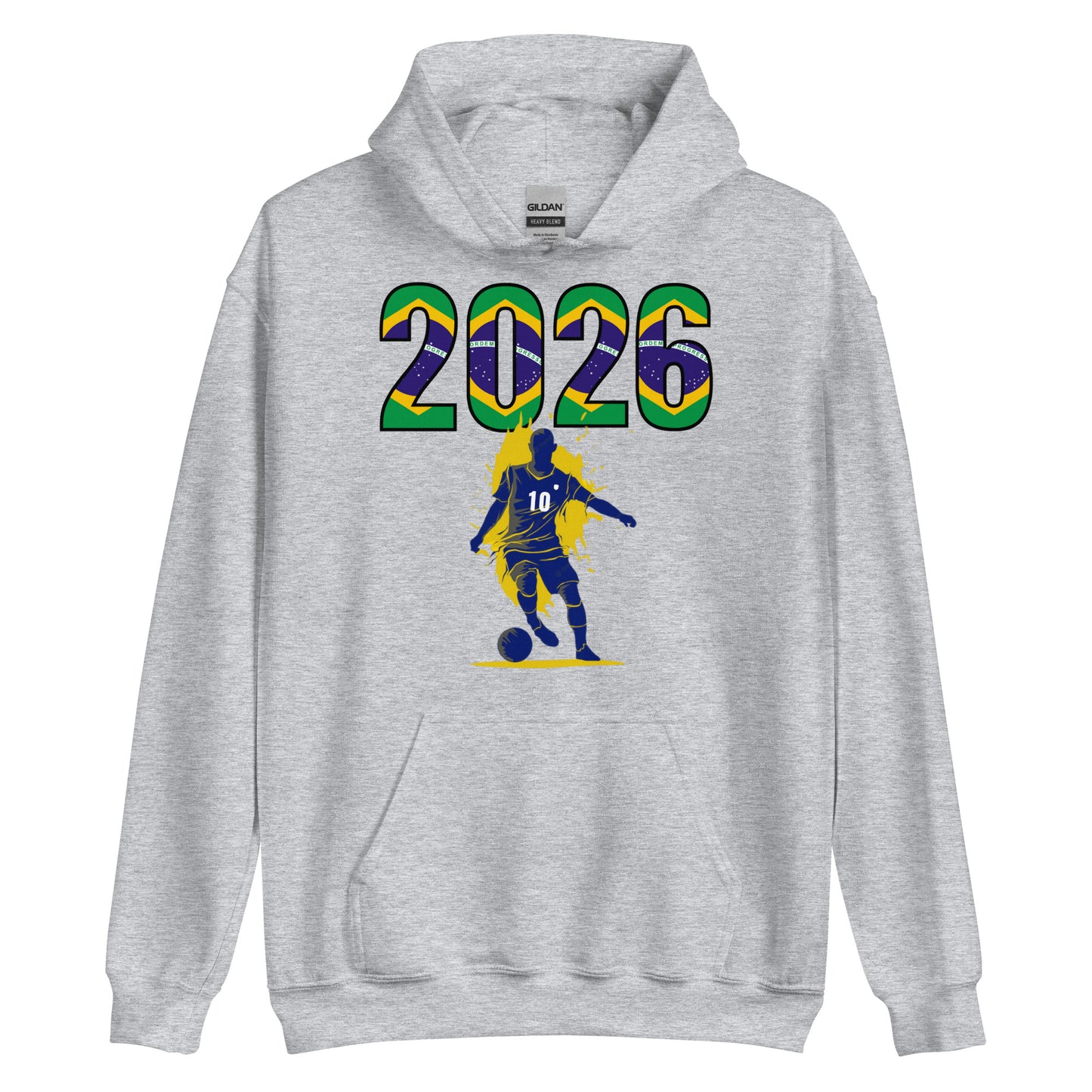 Brazil World Cup 2026 Fitted Hoodie | Slick_Move_BL