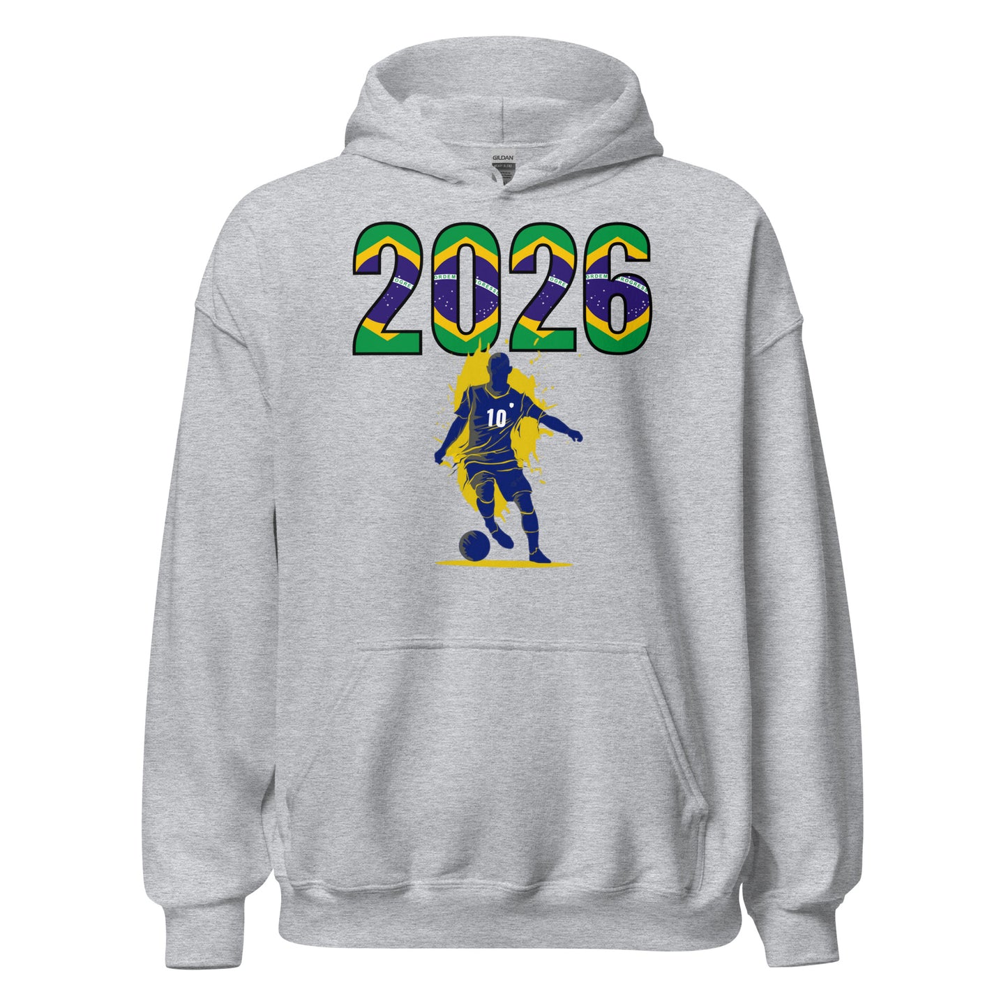 Brazil World Cup 2026 Fitted Hoodie | Slick_Move_BL