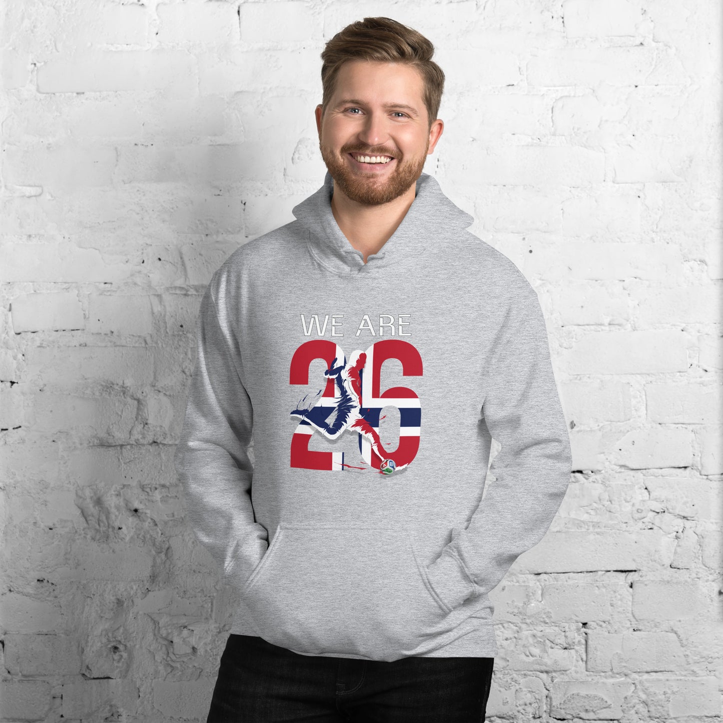 Norway World Cup 2026 Fitted Hoodie | We_Are_26