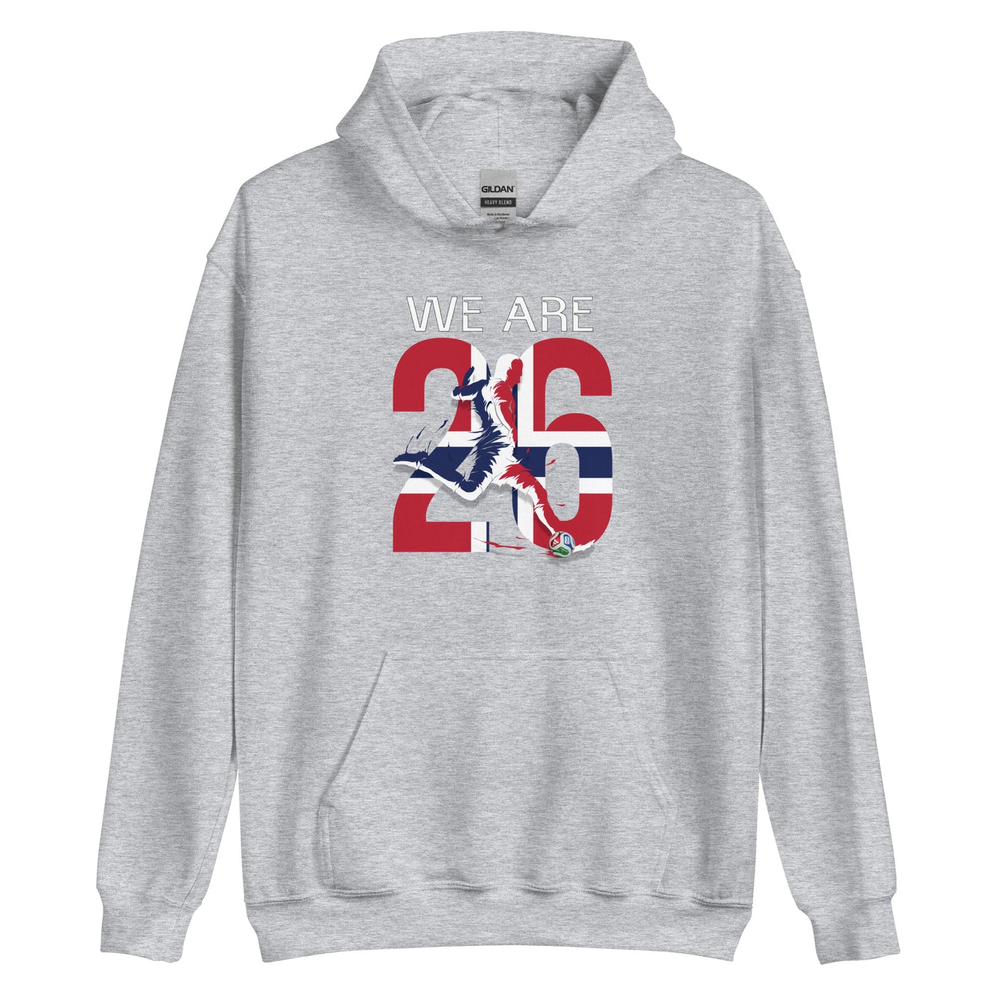 Norway World Cup 2026 Fitted Hoodie | We_Are_26