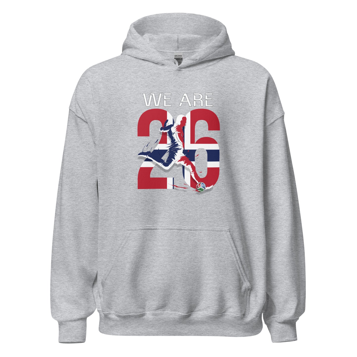 Norway World Cup 2026 Fitted Hoodie | We_Are_26