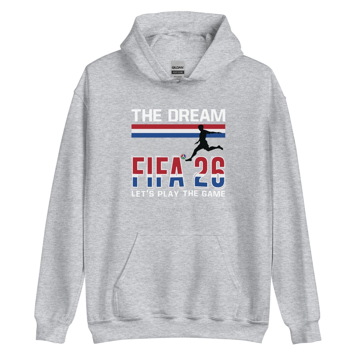 Netherlands World Cup 2026 Fitted Hoodie | The_Dream