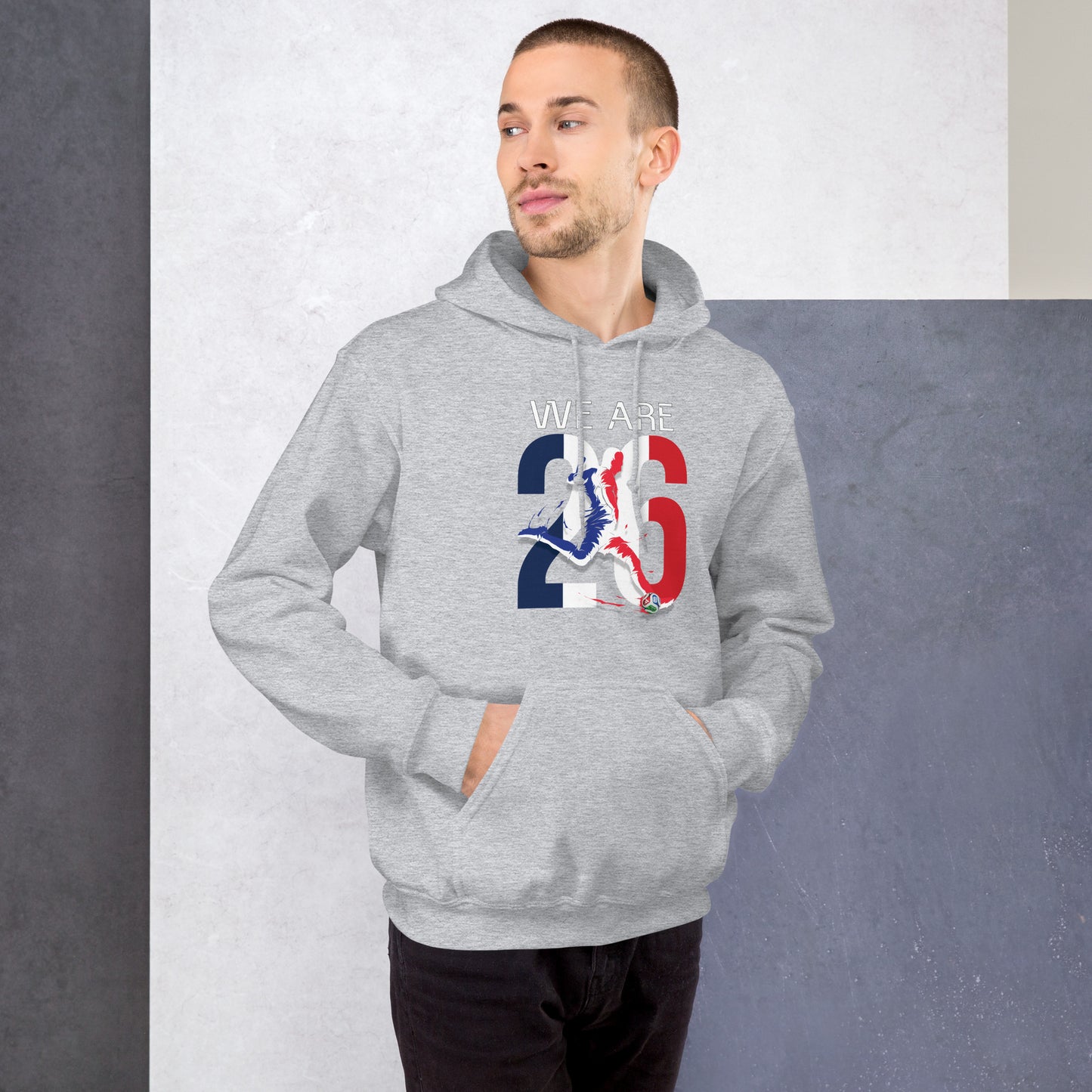 France World Cup 2026 Fitted Hoodie | We_Are_26