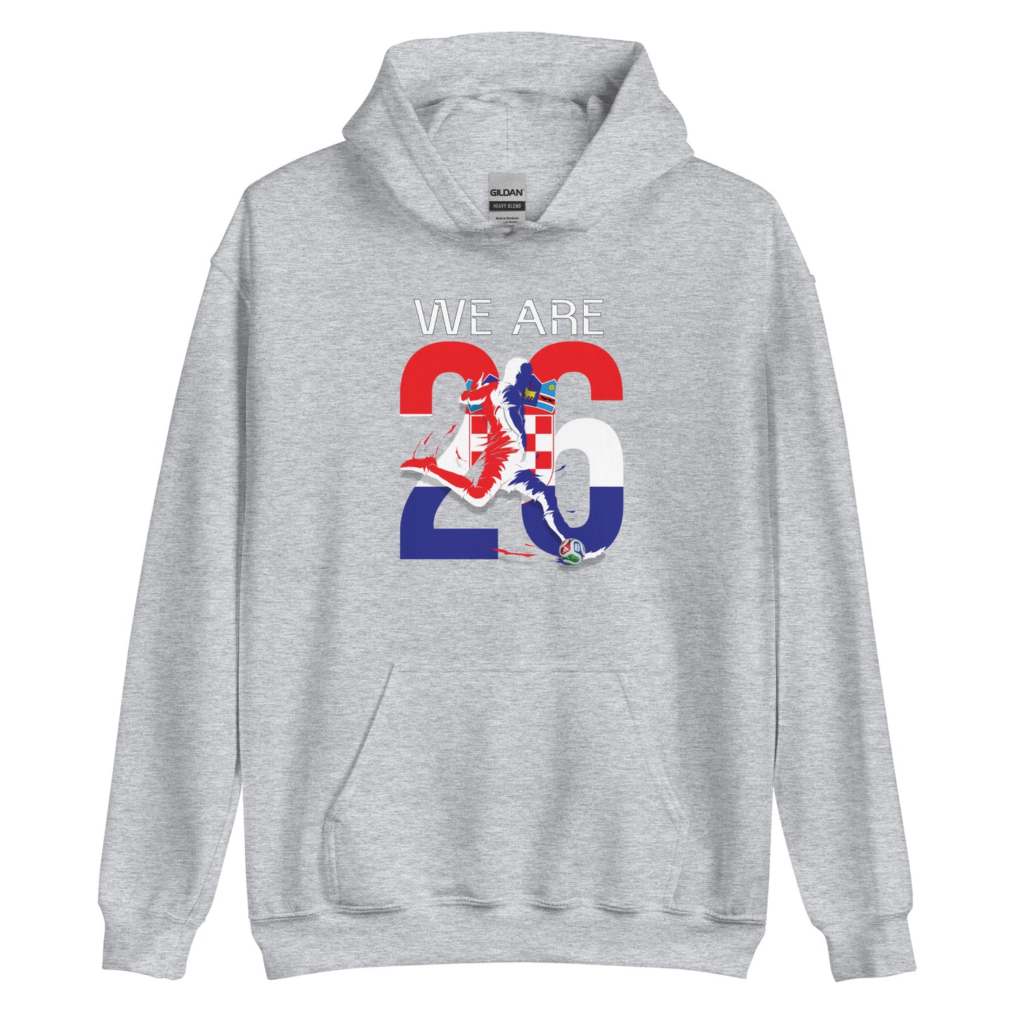 Croatia World Cup 2026 Fitted Hoodie | We_Are_26