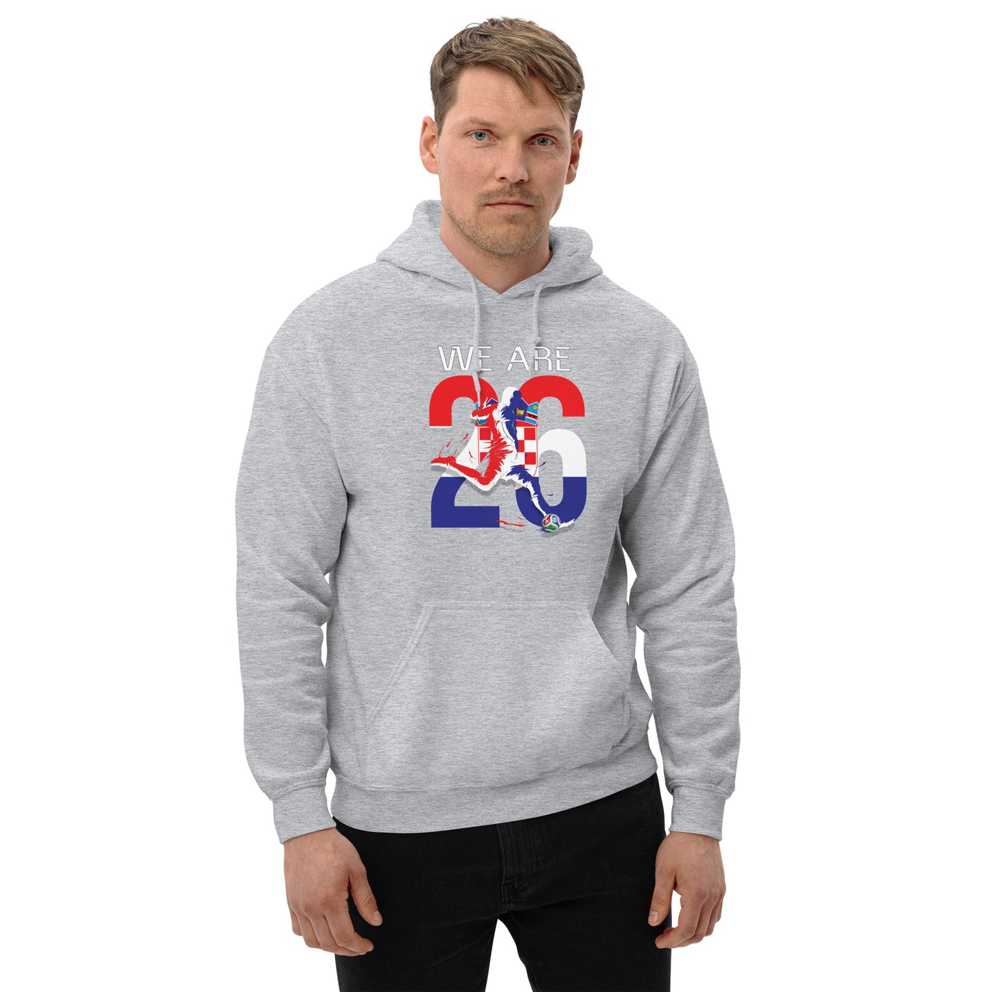 Croatia World Cup 2026 Fitted Hoodie | We_Are_26