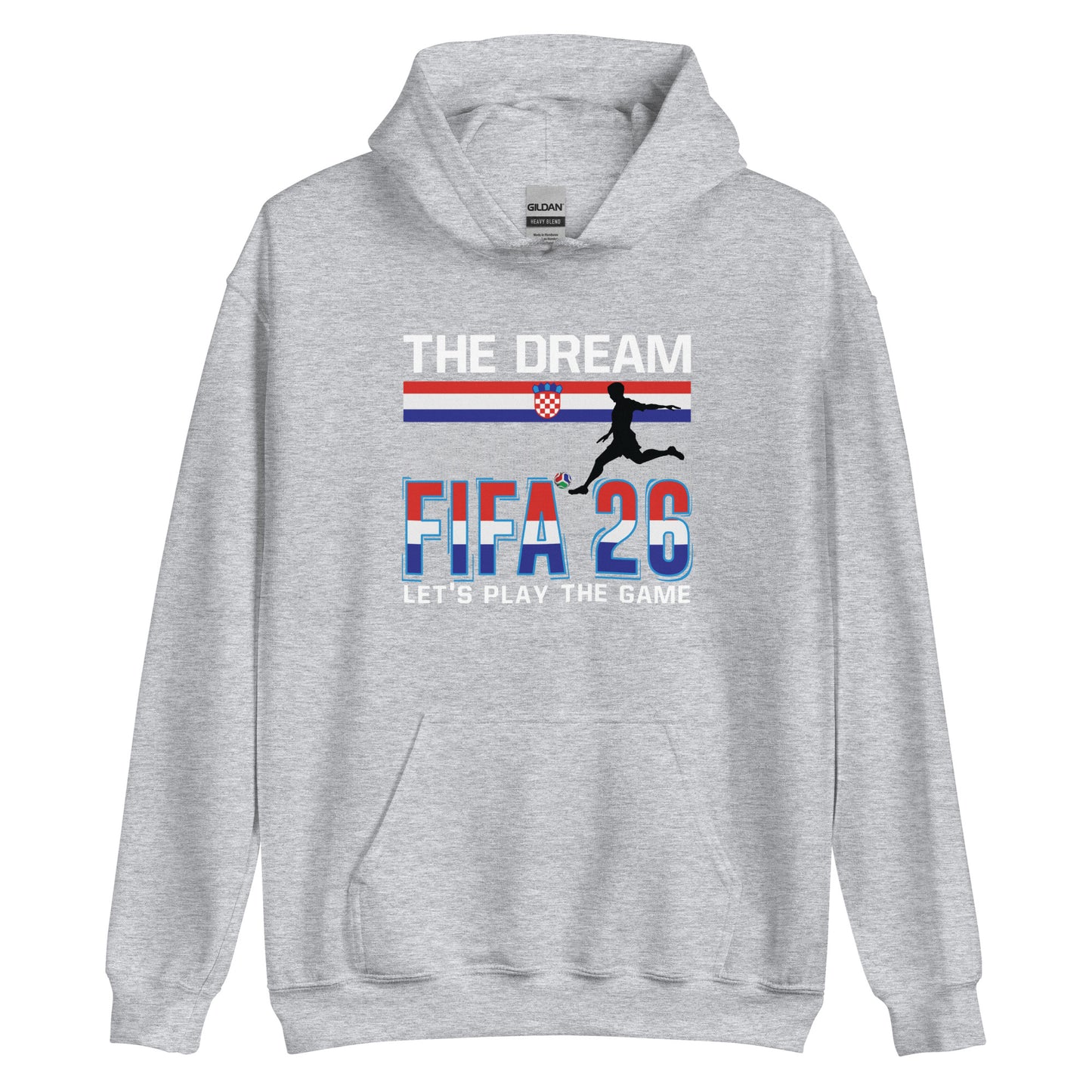 Croatia World Cup 2026 Fitted Hoodie | The_Dream