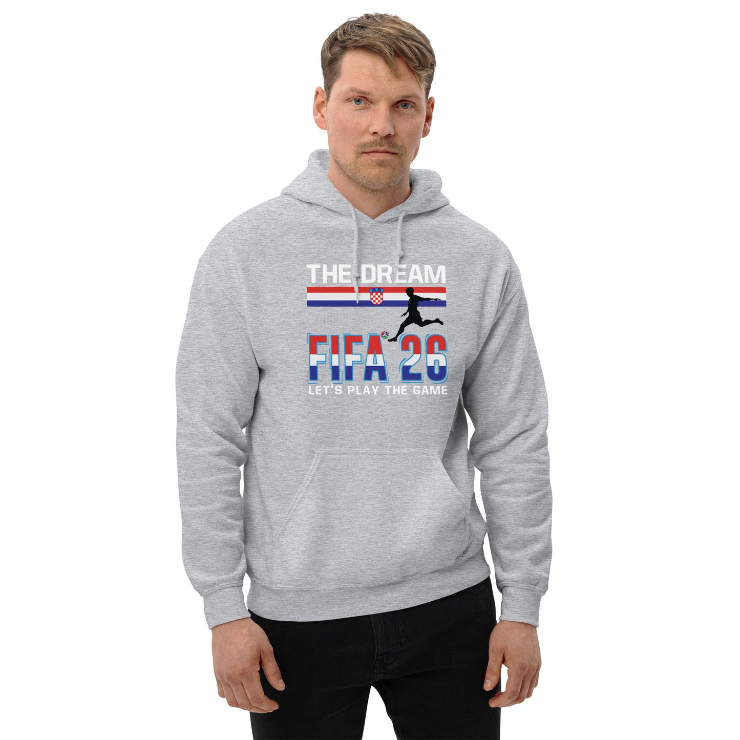 Croatia World Cup 2026 Fitted Hoodie | The_Dream