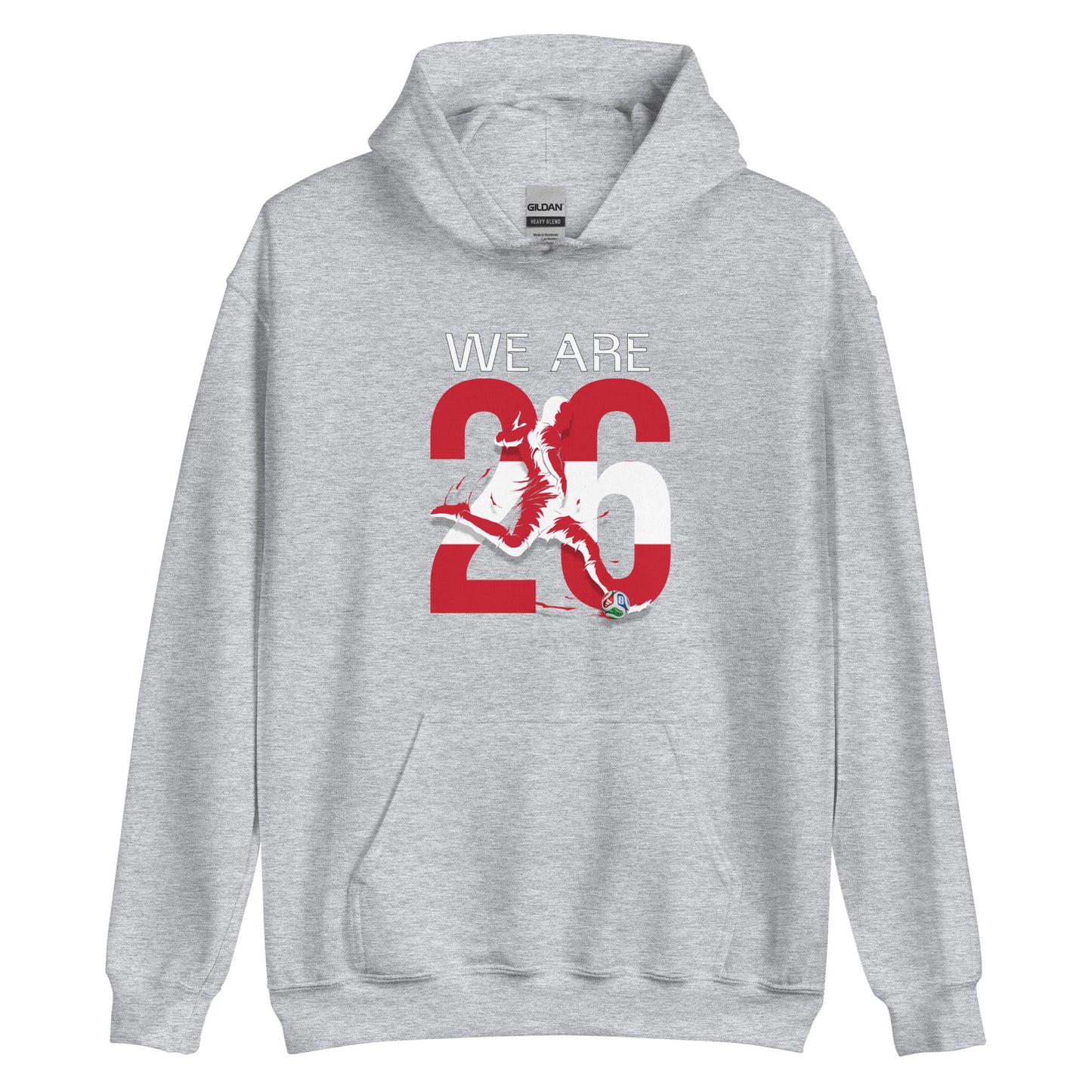Austria World Cup 2026 Fitted Hoodie | We_Are_26