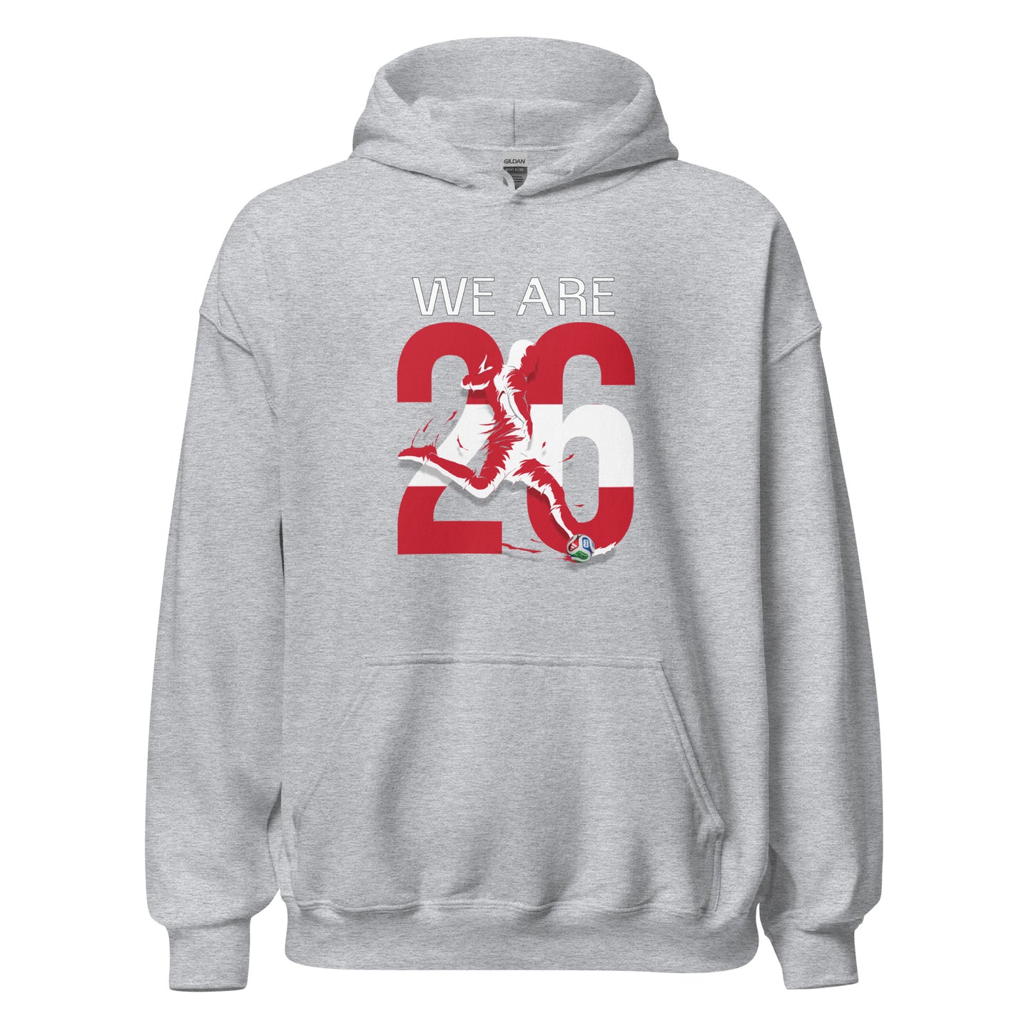 Austria World Cup 2026 Fitted Hoodie | We_Are_26